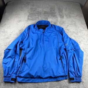 Mizuno‎ Jacket Performance Wear Sports Mens XL Blue Long Sleeve